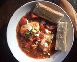 A picture of step 6 of Sunday Morning Shakshuka.