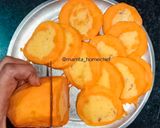A picture of step 5 of Stuffed Mango kulfi.