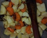 A picture of step 1 of Potato rice.
