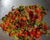 A picture of step 4 of Veg vermicelli.