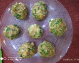 A picture of step 2 of Oil free Bread bonda in a paniyarum pan.