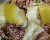 A picture of step 9 of Lauki ki bhujia.