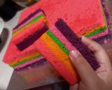 Foto langkah ke 6 dari resep Rainbow cake😉.