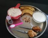 A picture of step 2 of Nutty Banana Waffle.