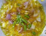 A picture of step 2 of Aloo methi sabzi.