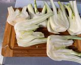 A picture of step 5 of Braised Fennel with Maple Syrup and Lemon.