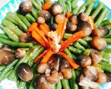 Hình bước làm 2 của món Đậu đũa sauce dầu hào (món chay)