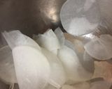 A picture of step 3 of Pickled Japanese Daikon Radish with dry Apricot.