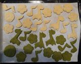 Hình bước làm 5 của món Bánh cookie yến mạch vị trà xanh eatclean