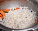 A picture of step 7 of Coconut milk rice.