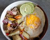 Foto langkah ke 4 dari resep Rice bowl terong sambal matah.