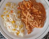 Foto del paso 4 de la receta: Pollo deshebrado en crema de chipotle