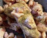 Sült liba máj zsíros krumplival, almás lila káposztával és Sütő tökkel :) Márton nap újra recept fázis 1 fotója