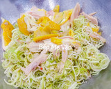 Hình bước làm 3 của món Gỏi gà hoa chuối(bắp chuối)