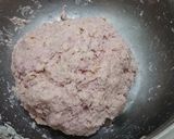 Foto langkah ke 2 dari resep Roti Sisir Ubi Ungu Tanpa Ulen.