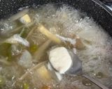 A picture of step 5 of Japanese Suiton Soup.