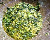 A picture of step 3 of Vangyache (baingan) bharta.