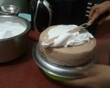 A picture of step 8 of Eggless Choco Forest Cake.