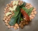A picture of step 1 of No oil Peanut Chutney.