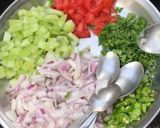 A picture of step 1 of Special Chana Chaat with Aloo.