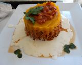 Foto del paso 5 de la receta: Pastel de calabaza con soja texturizada