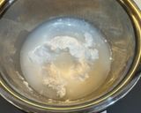 Hình bước làm 1 của món Mochi phủ bột đậu nành - Kinako Mochi (きな粉餅)
