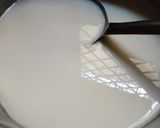 A picture of step 1 of Chocolate Custard.