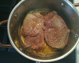 Foto del paso 1 de la receta: Bistec de ternera en salsa de manzana