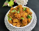 A picture of step 4 of Red Pumpkin/Kaddu Dry Curry.