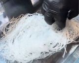 Hình bước làm 5 của món Cá Chim Hấp Bún Tàu