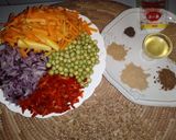 A picture of step 7 of Dashishi (Arabian food using wheat).