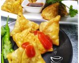 চিকেন স্টাফড সামোসা(Chicken Stuffed Samosa recipe in Bengali) রেসিপি ধাপ - 7 ছবি