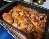 Foto del paso 1 de la receta: Canelones de pollo rustido con salsa de foie y ceps