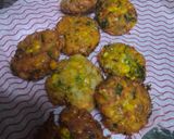 A picture of step 6 of Corn Tikki.