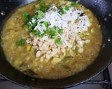 A picture of step 4 of Sorakka/ Lauki/ Bottlegourd kootu.