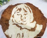 Foto langkah ke 10 dari resep Cake Ketagih (Cake lukis dengan bubuk coklat) - Tanpa tepung terigu.