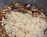 A picture of step 7 of Chi-Mango stir fry.