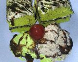 Foto langkah ke 1 dari resep Brownies Kukus Green Tea Mamah Raihaan.