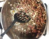A picture of step 2 of Olive garden soup.