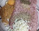 A picture of step 1 of Cheese-Stuffed Meatballs.