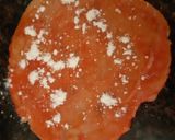 A picture of step 8 of Tricolor mawa potli.