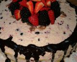 Erdei gyümölcs torta recept fázis 5 fotója