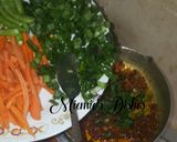 A picture of step 6 of Veggies Pepper Chicken.