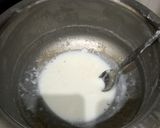 A picture of step 1 of Diet halwa with fresh cream.