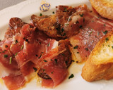 Foto del paso 4 de la receta: Rovellons  salteados con  Jamón  ibérico