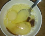A picture of step 2 of Vanilla cake.