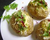 A picture of step 10 of Stuffed Baked Jacket Potatoes.