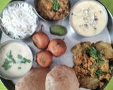 A picture of step 10 of Traditional Gujarati Thali.