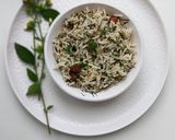 A picture of step 11 of Dill Leaves White Rice.