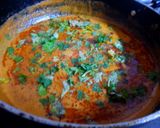 A picture of step 8 of Kathiyawadi sev tamatar ki sabji.